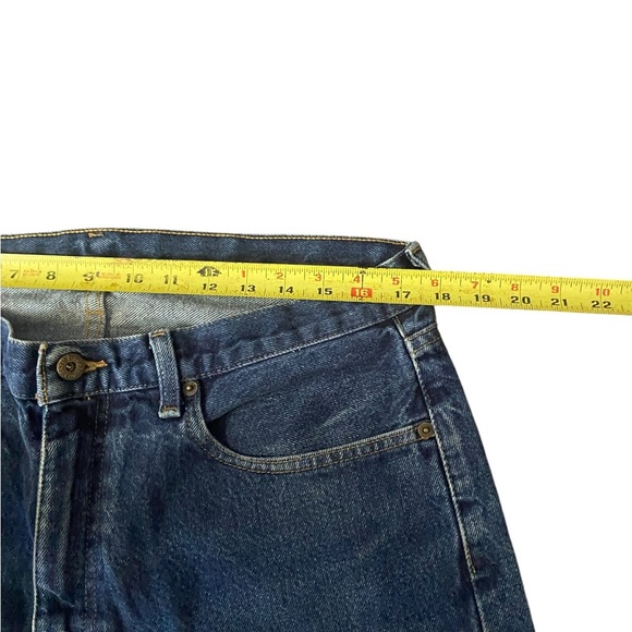 RL Easy Fit Jeans Hemmed Capri Size 35x25 - Picture 3 of 8